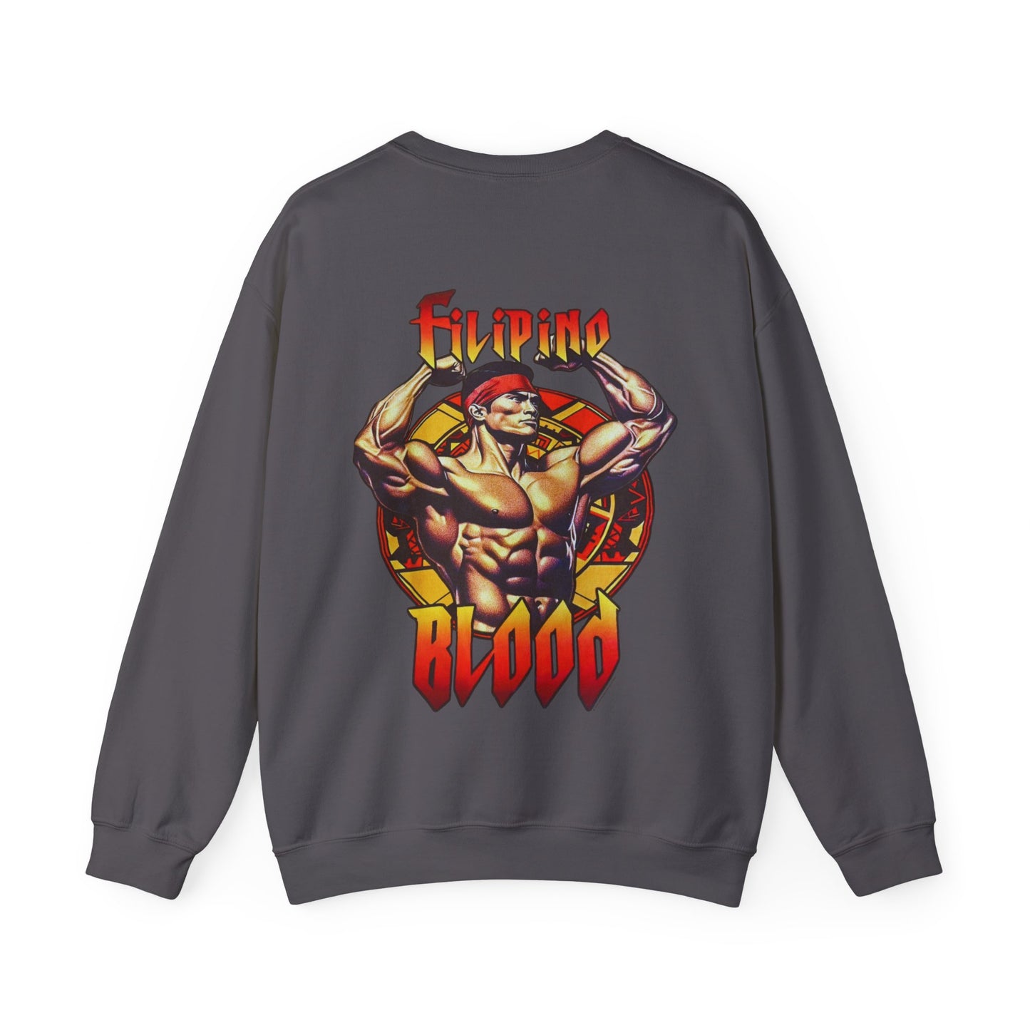 Filipino Strength Filipino Blood Vintage Design 90s New Print Unisex Heavy Blend™ Crewneck Sweatshirt