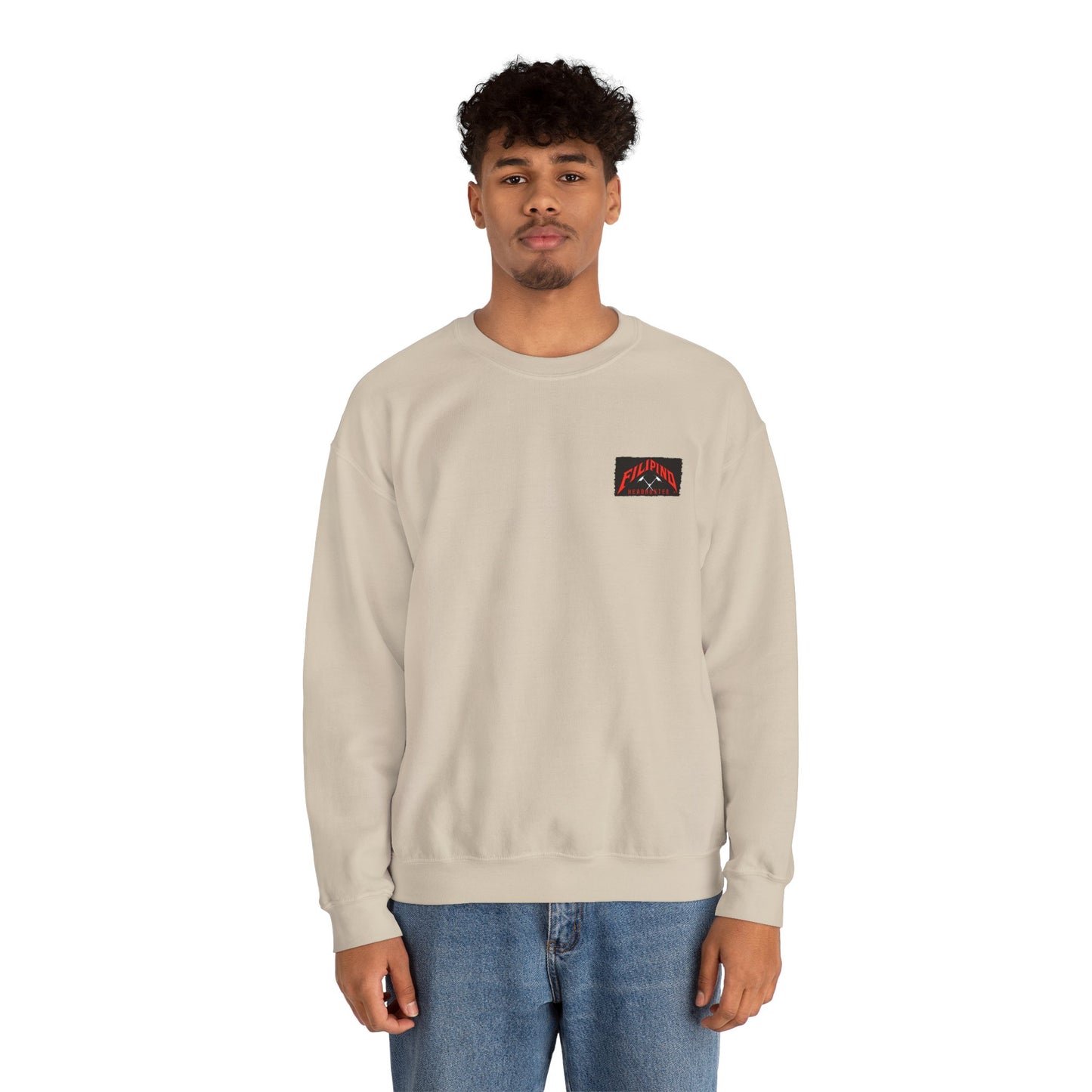 Filipino Strength Filipino HeadHunter Unisex Heavy Blend™ Crewneck Sweatshirt