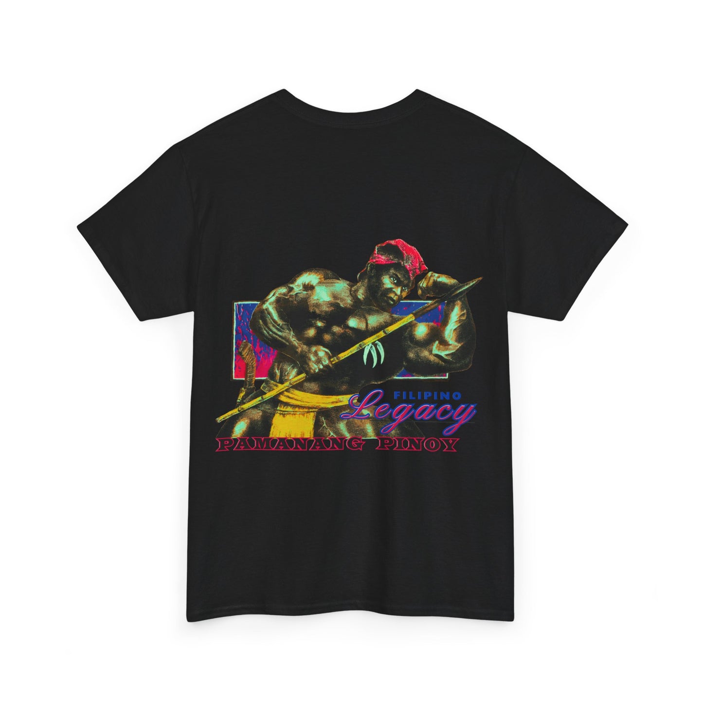 Filipino Strength Filipino Legacy Pamanang Pinoy Vintage Design 90s New Print T-shirt Unisex Heavy Cotton Tee