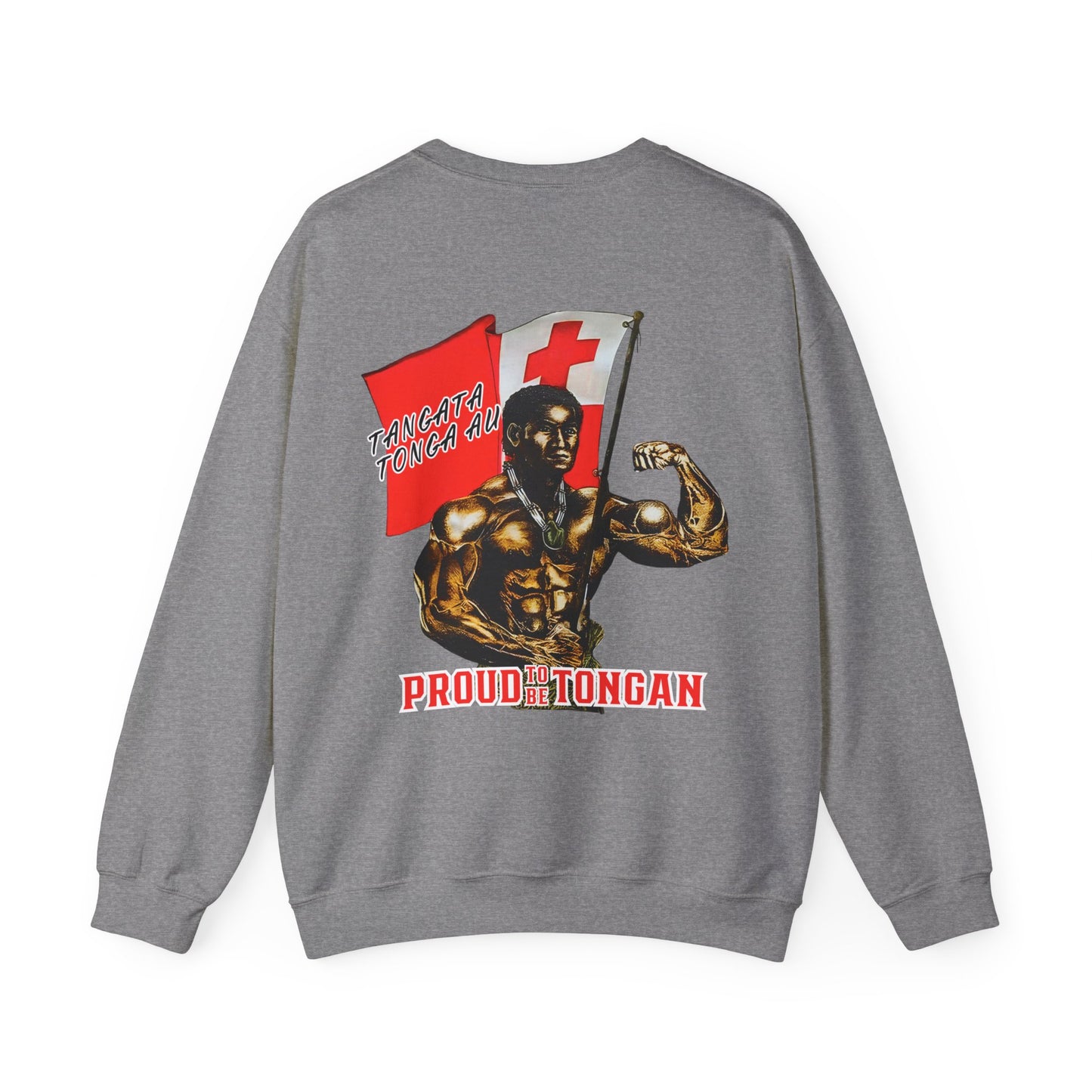 Local Strength Proud To Be Tongan Tangata Tonga Au Vintage Design 90s New Print Unisex Heavy Blend™ Crewneck Sweatshirt