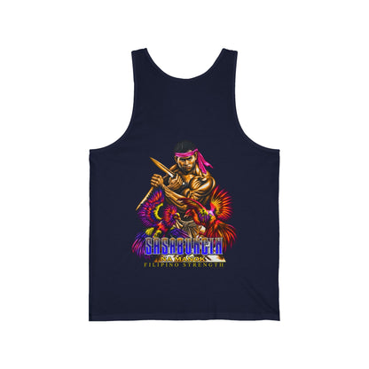 Filipino Strength Sasabungin Na Manok Unisex Jersey Tank