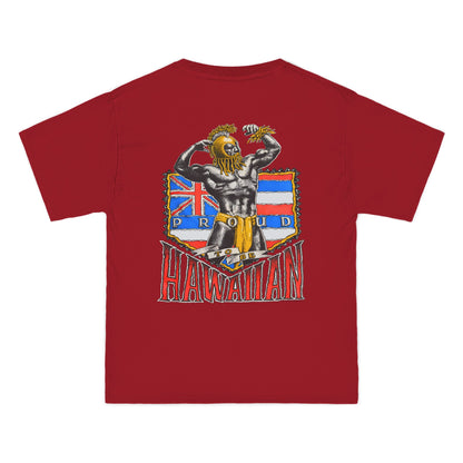 Hawaiian Strength Proud To Be Hawaiian Vintage Design 90s New Print Beefy-T®  Short-Sleeve T-Shirt