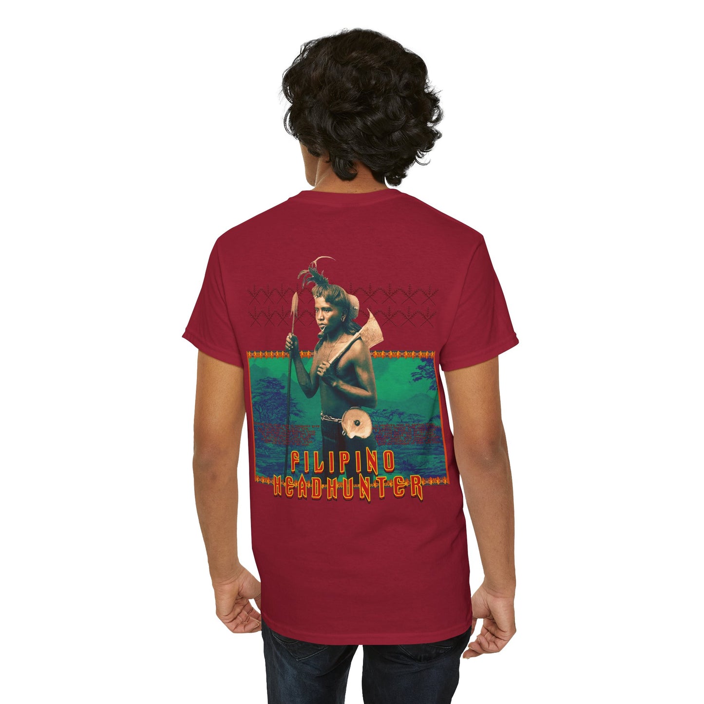 Filipino Strength Filipino HeadHunter Unisex Heavy Cotton Tee