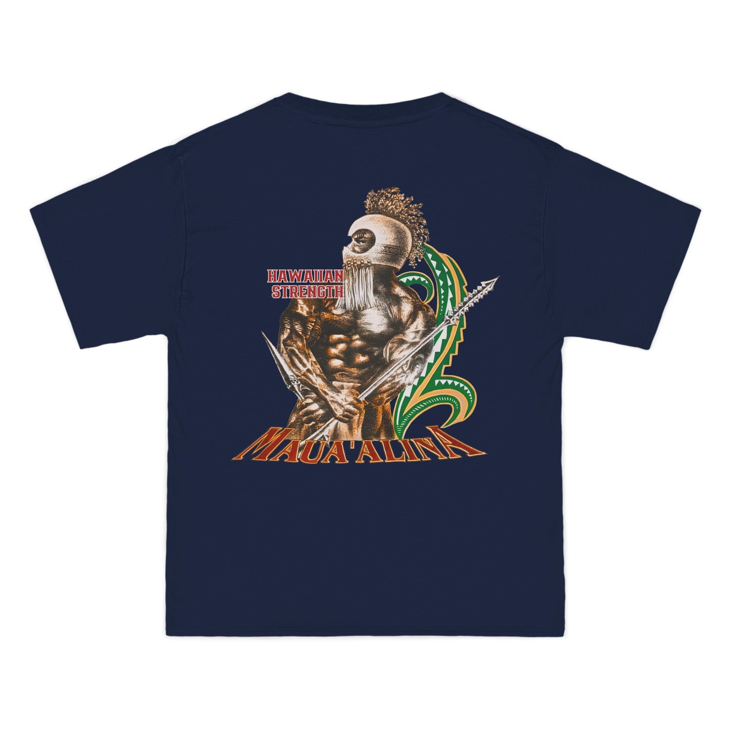 Hawaiian Strength Maua'alina Vintage Design 90s New Print Beefy-T®  Short-Sleeve T-Shirt