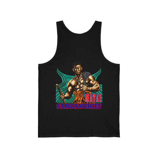 Samoan Strength Samoan Chief Matai Unisex Jersey Tank