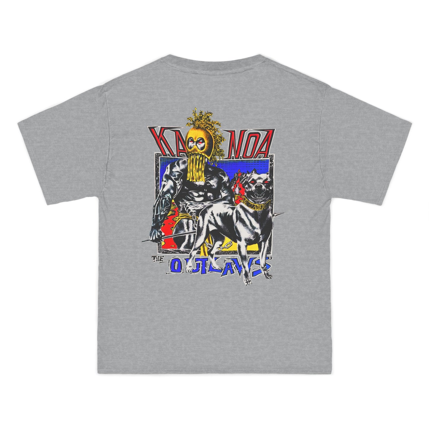 Hawaiian Strength Kanoa The Outlaws Vintage Design 90s New Print Beefy-T®  Short-Sleeve T-Shirt