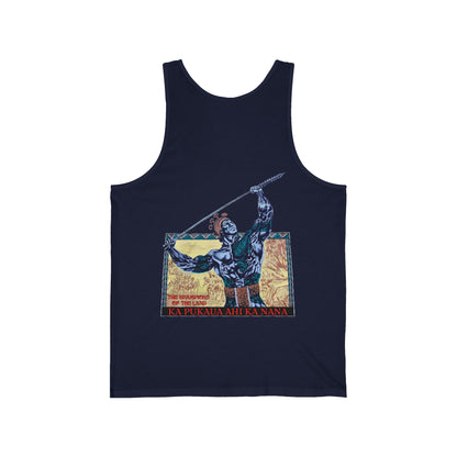 Hawaiian Strength The Champions of the Land Ka Pukaua Ahi Ka Nana Vintage Design 90s New Print Unisex Jersey Tank