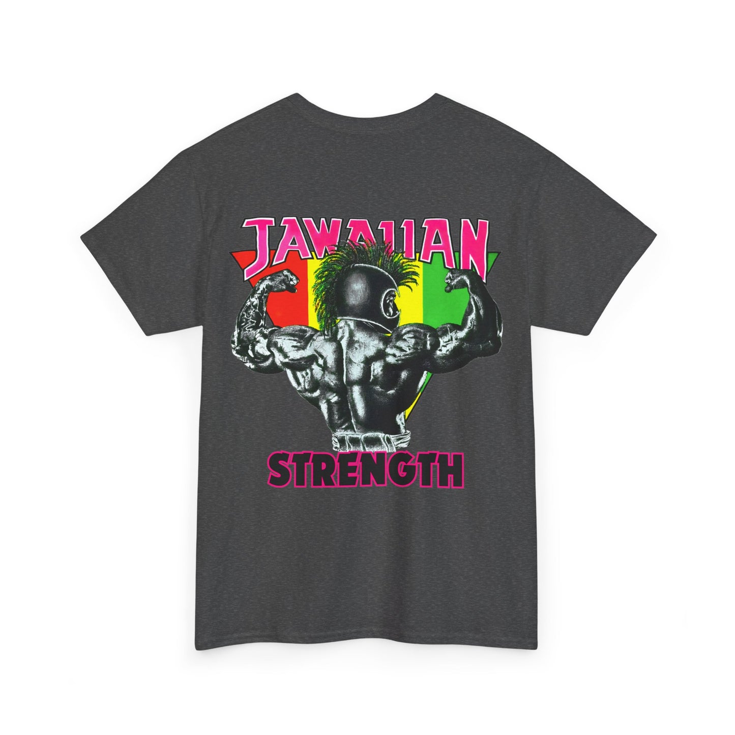 Jawaiian Strength Jawaiian Strenght Vintage Design 90s New Print T-shirt Unisex Heavy Cotton Tee