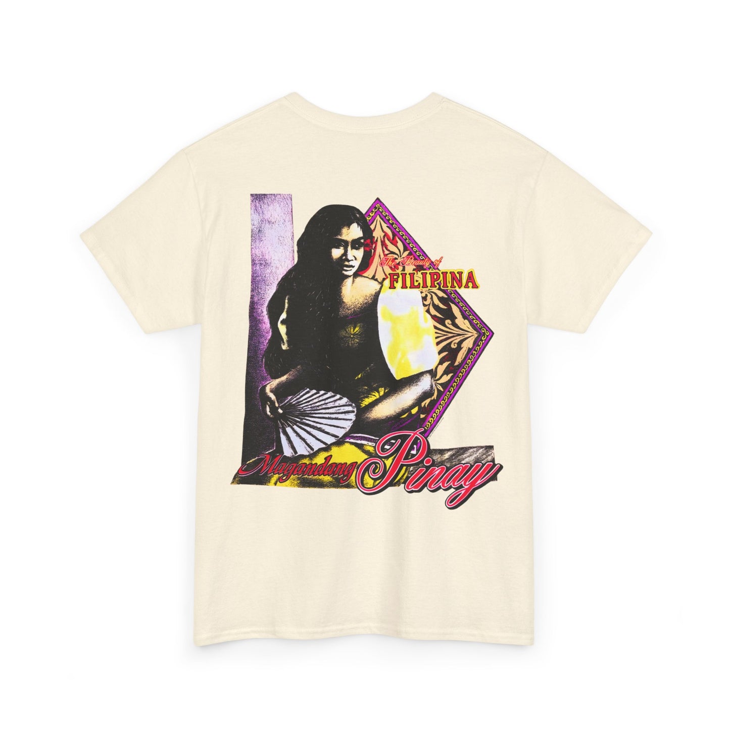 Filipino Strength The Beauty Of Filipina Magandang Pinay Vintage Design 90s New Print T-shirt Unisex Heavy Cotton Tee