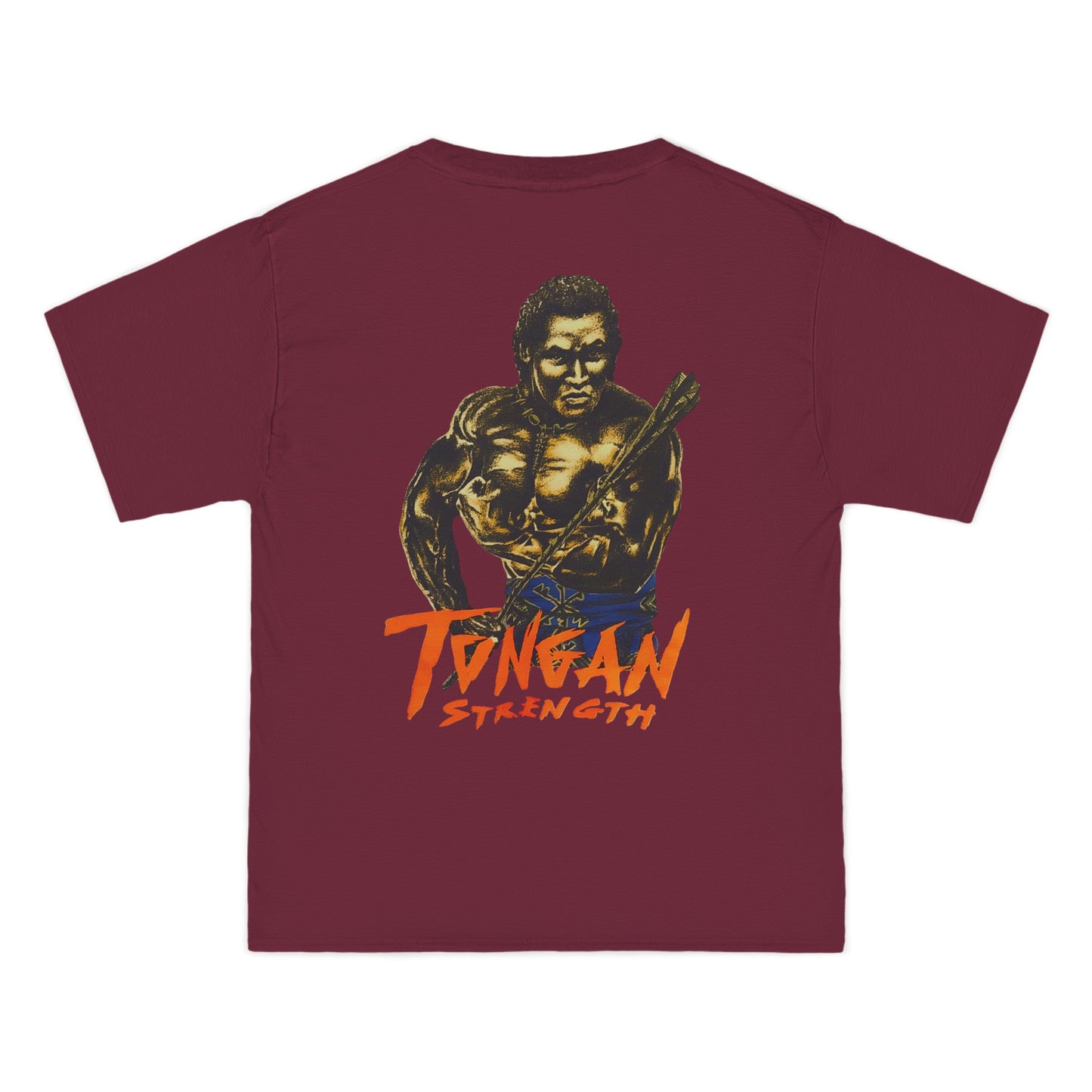 Local Strength Tongan Strength Vintage Design 90s New Print Beefy-T®  Short-Sleeve T-Shirt