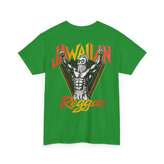 Jawaiian Strength Jawaiian Reggae Vintage Design 90s New Print Unisex Heavy Cotton Tee