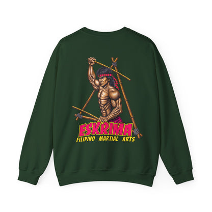 Filipino Strength Eskrima Filipino Martial Arts Unisex Heavy Blend™ Crewneck Sweatshirt
