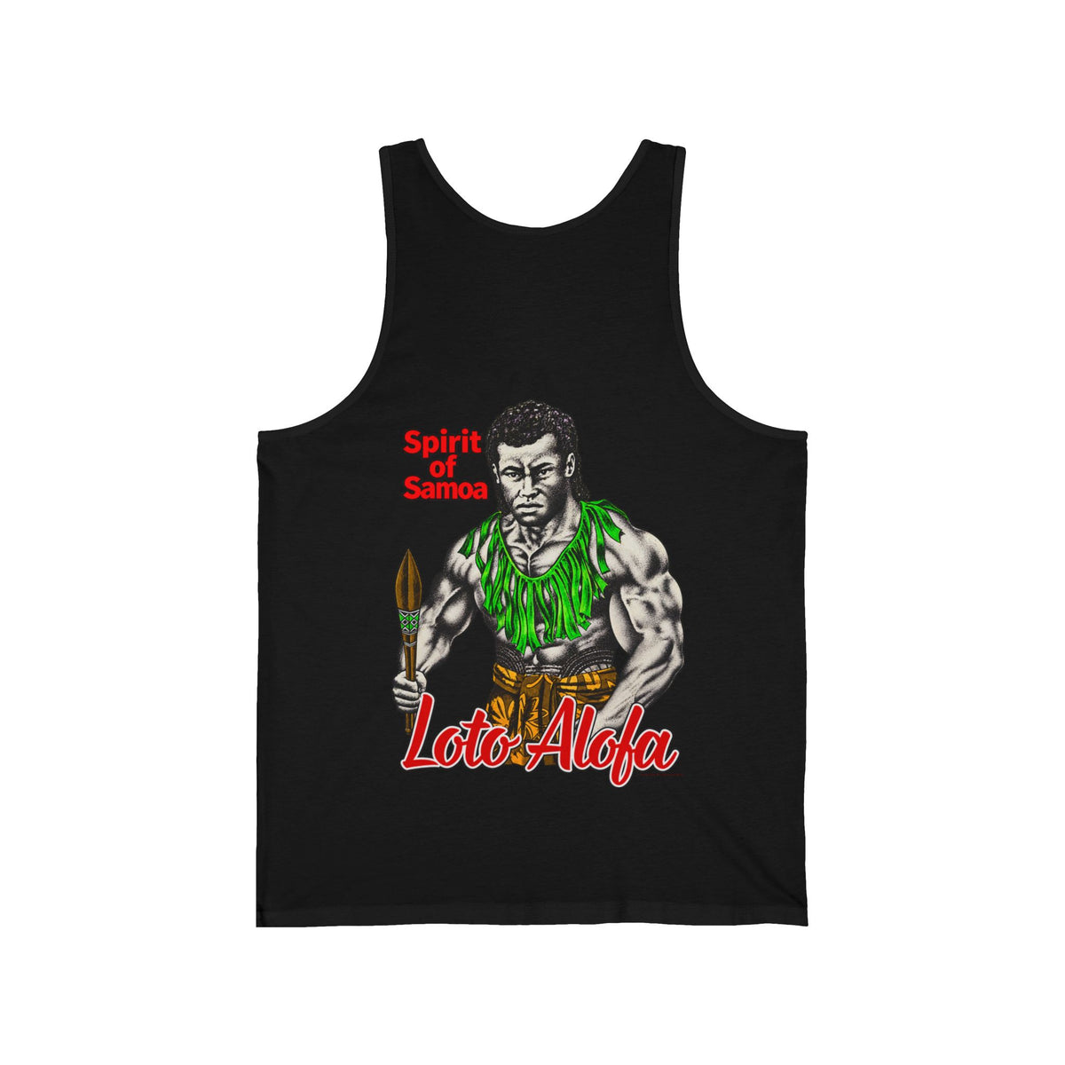 Samoan Strength Spirit of Samoa Loto Alofa Unisex Jersey Tank
