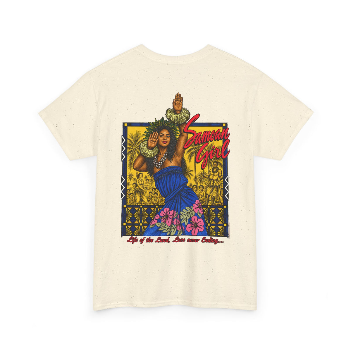 Samoan Strength Samoan Girl Unisex Heavy Cotton Tee
