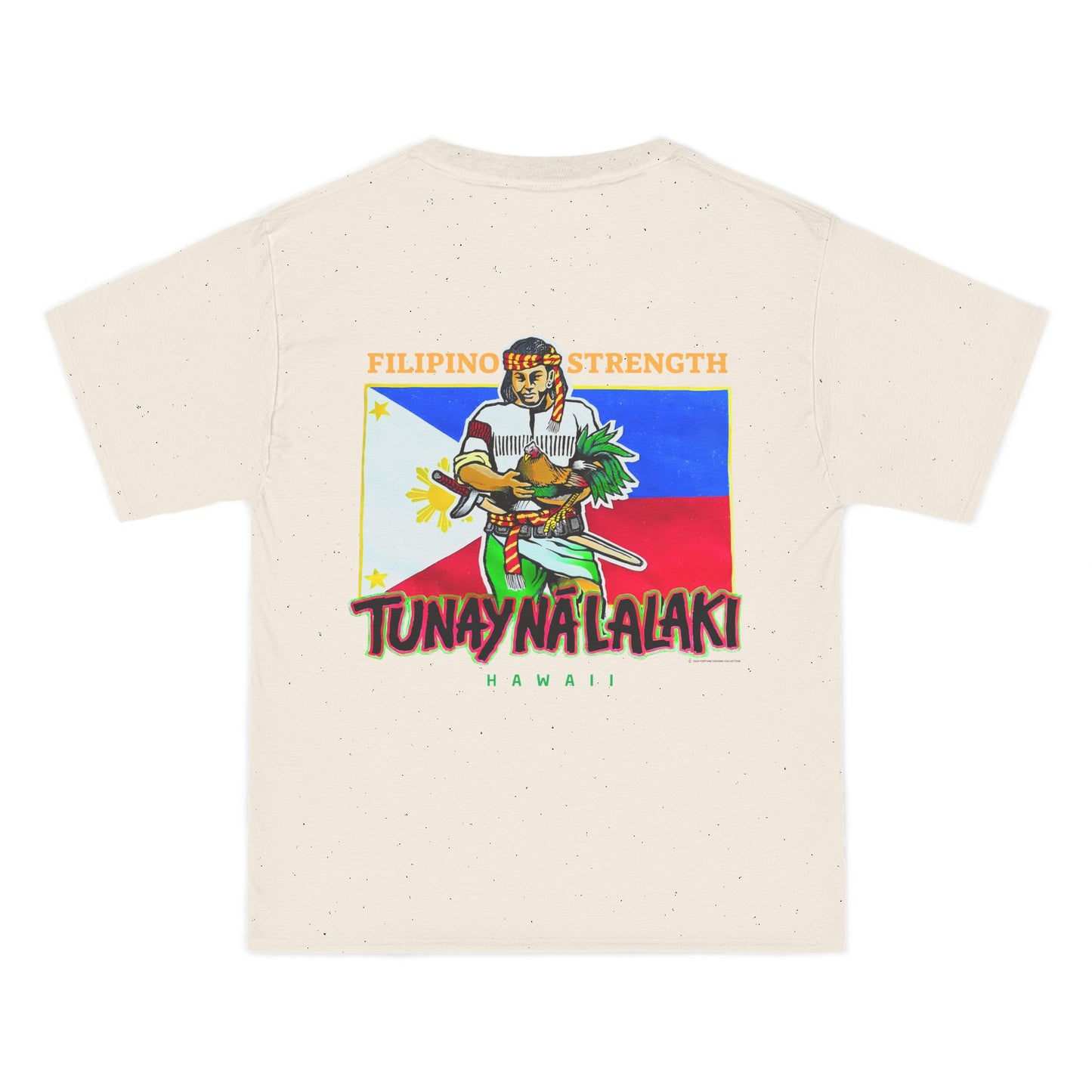 Filipino Strength Tunay Na Lalaki Filipino Strength Hawaii Vintage Design 90s New Print Beefy-T®  Short-Sleeve T-Shirt