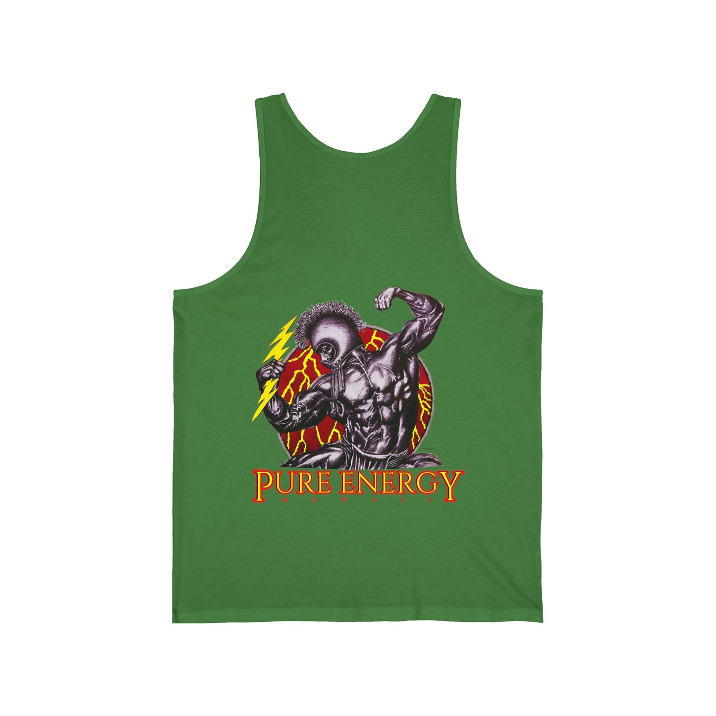 Hawaiian Strength Pure Energy Hawaii Vintage Design 90s New Print Unisex Jersey Tank