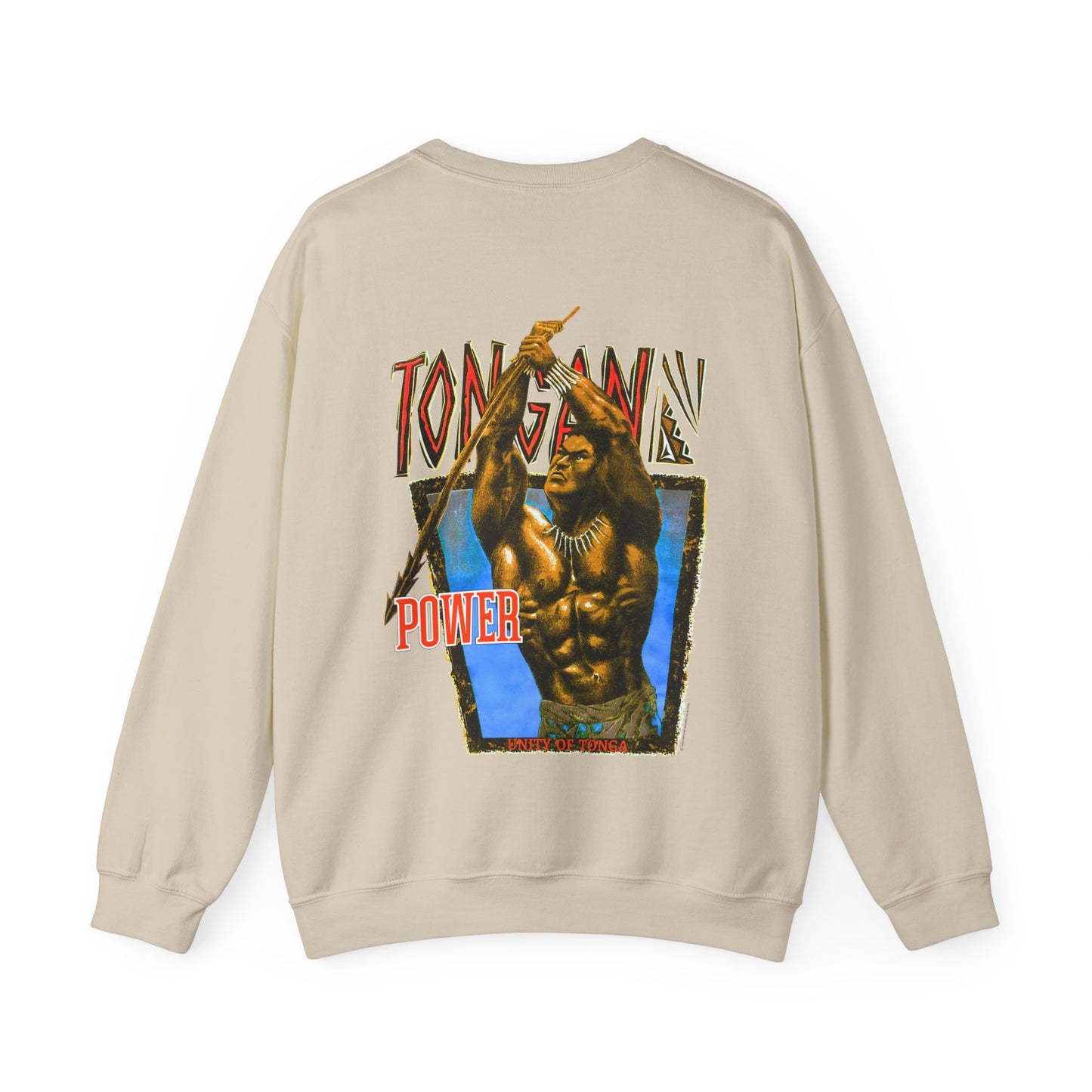 Local Strength Tongan Power Unity Of Tonga Vintage Design 90s New Print Unisex Heavy Blend™ Crewneck Sweatshirt