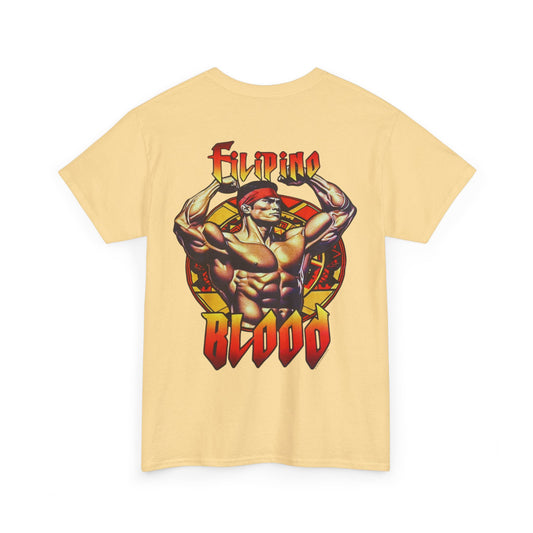 Filipino Strength Filipino Blood Vintage Design 90s New Print T-shirt Unisex Heavy Cotton Tee