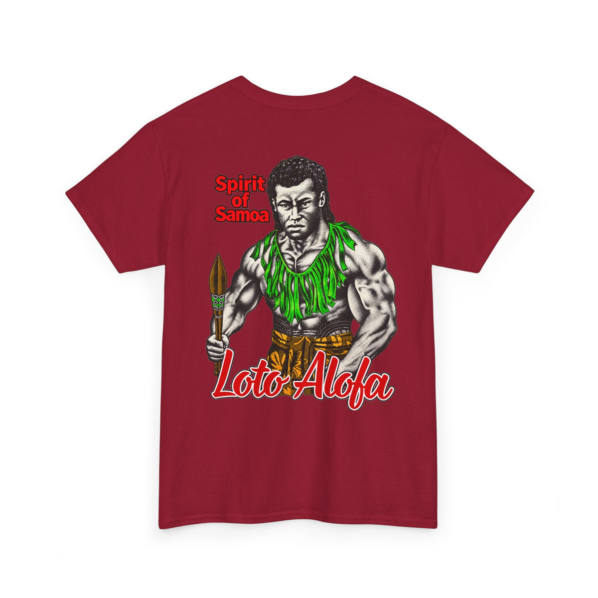 Samoan Strength Spirit of Samoa Loto Alofa Unisex Heavy Cotton Tee