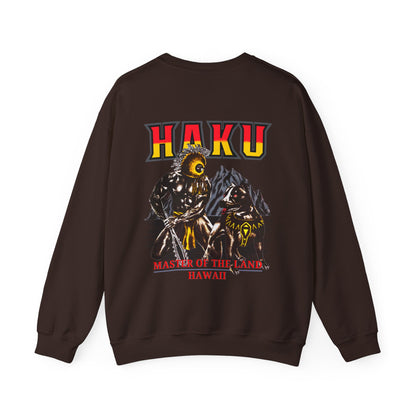 Hawaiian Strength Haku Master of the Land Hawaii Vintage Design 90s New Print Unisex Heavy Blend™ Crewneck Sweatshirt