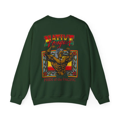 Local Strength Native Tongan Pride of the Pacific Vintage Designs 90s New Print Unisex Heavy Blend™ Crewneck Sweatshirt