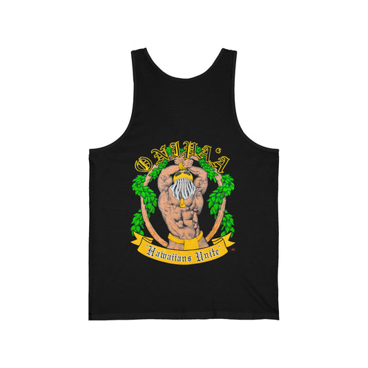 Hawaiian Strength Onipa'a Hawaiians Unite Vintage Design 90s New Print Unisex Jersey Tank