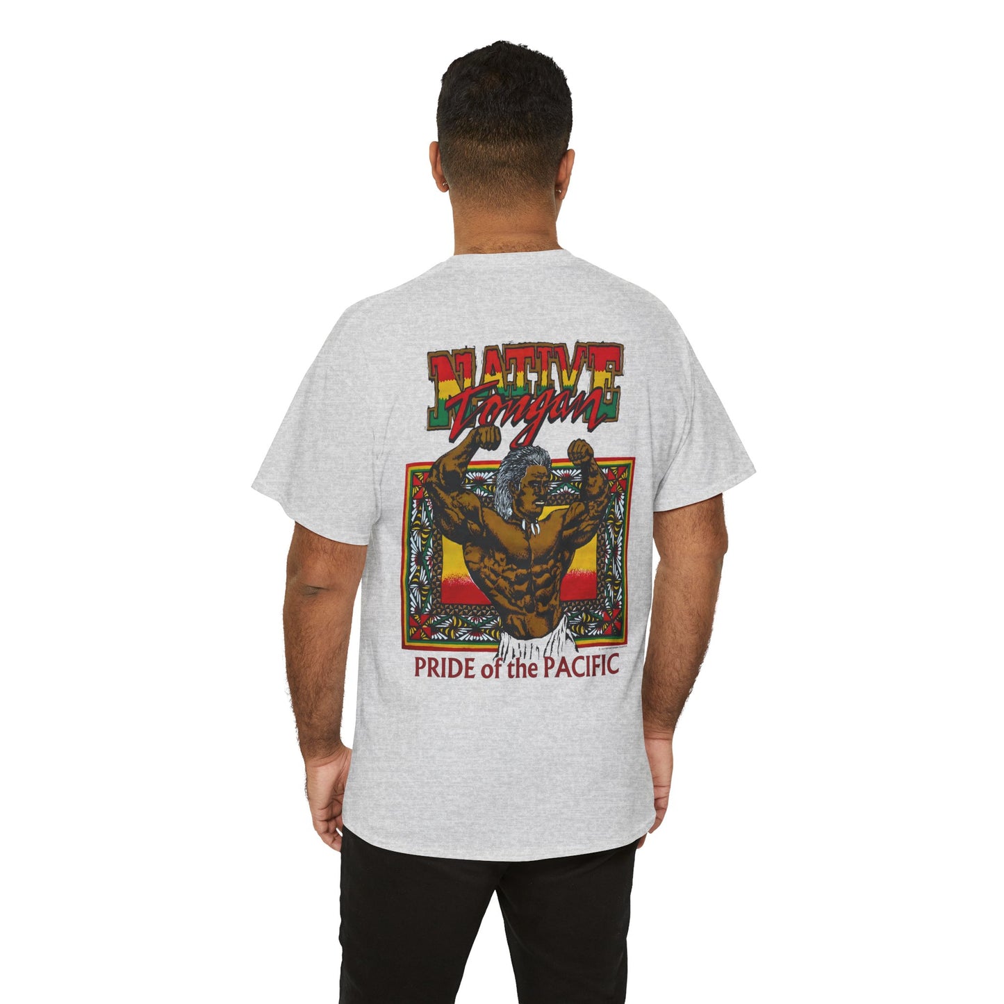 Local Strength Native Tongan Pride of the Pacific Vintage Designs 90s New Print Unisex Heavy Cotton Tee