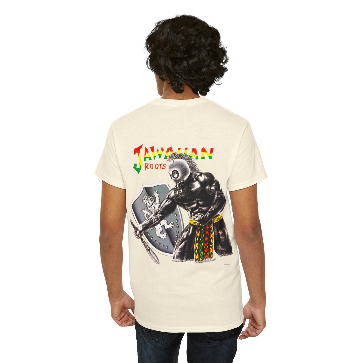 Jawaiian Strenght Jawaiian Roots Vintage Design 90s New Print T-shirt Unisex Heavy Cotton Tee