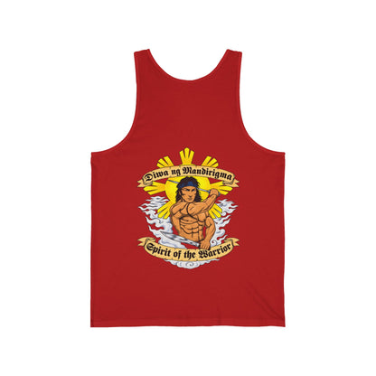 Filipino Strength Spirit of the Warrior Diwa ng Mandirigma Unisex Jersey Tank