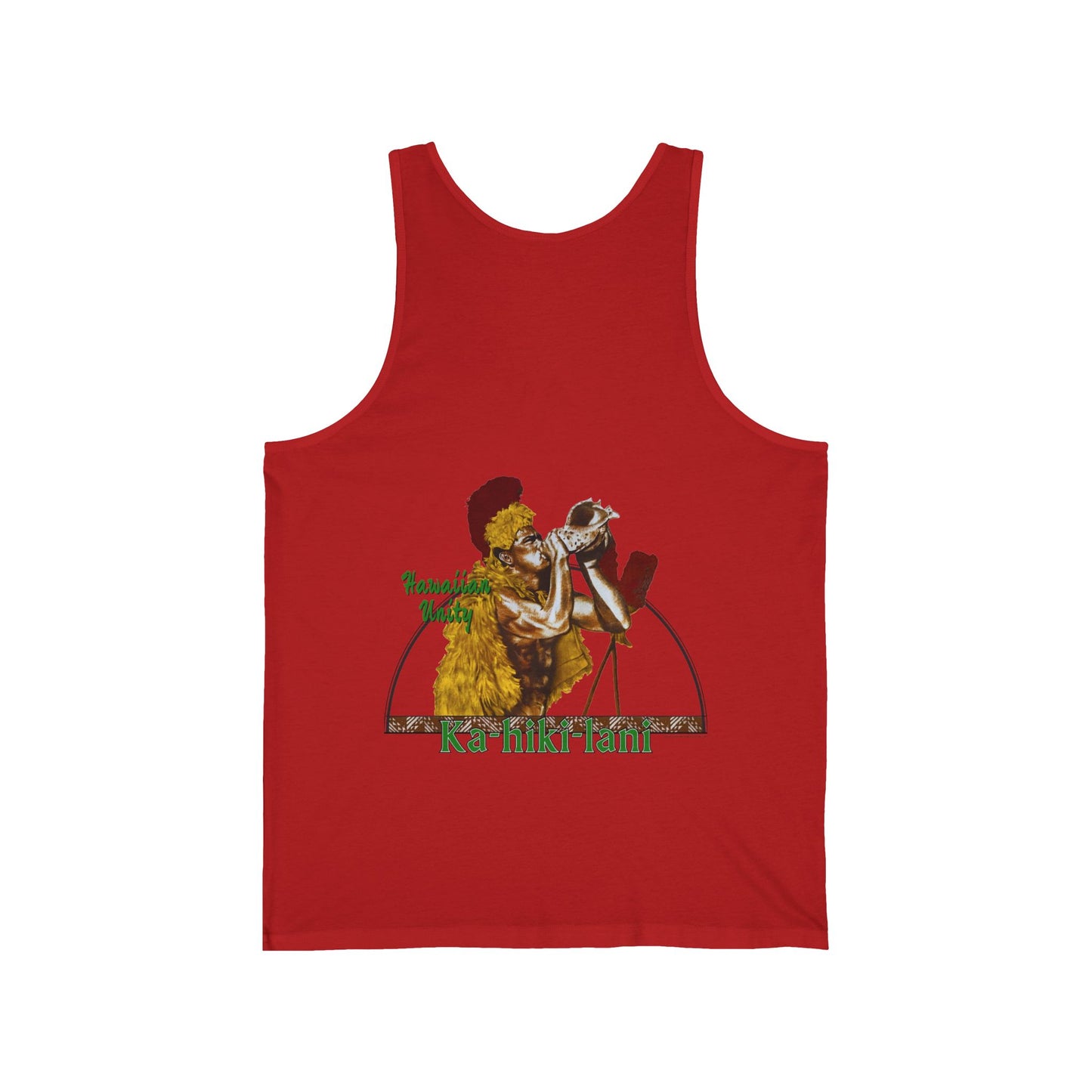 Hawaiian Strength Hawaiian Unity Ka-hiki-lani Vintage Design 90s New Print Unisex Jersey Tank