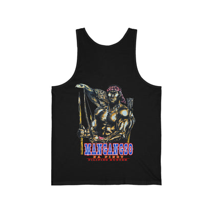 Filipino Strength Mangangso Na Pinoy Filipino Hunter Vintage Design 90s New Print Unisex Jersey Tank