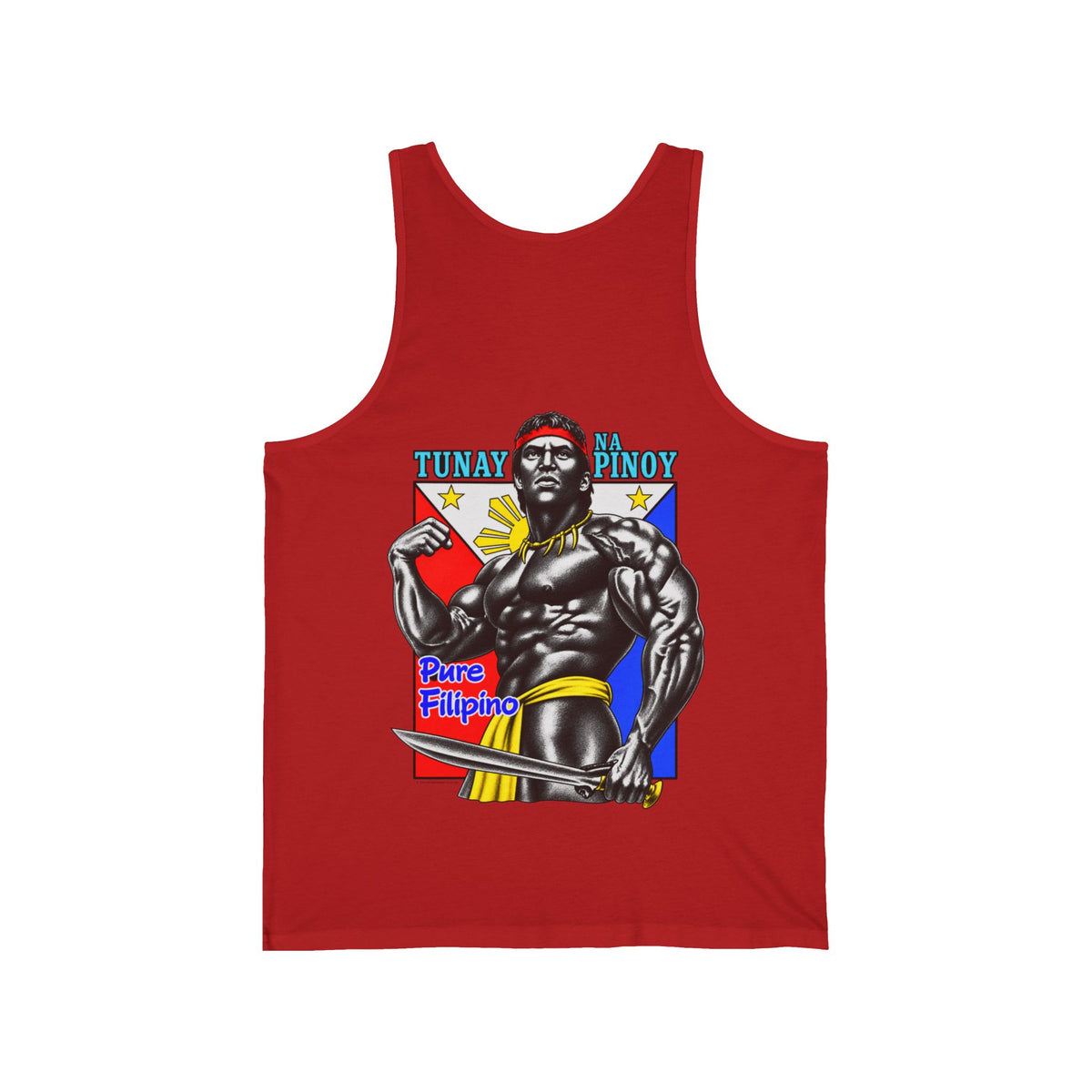Filipino Strength Tunay na Pinoy Pure Filipino Unisex Jersey Tank