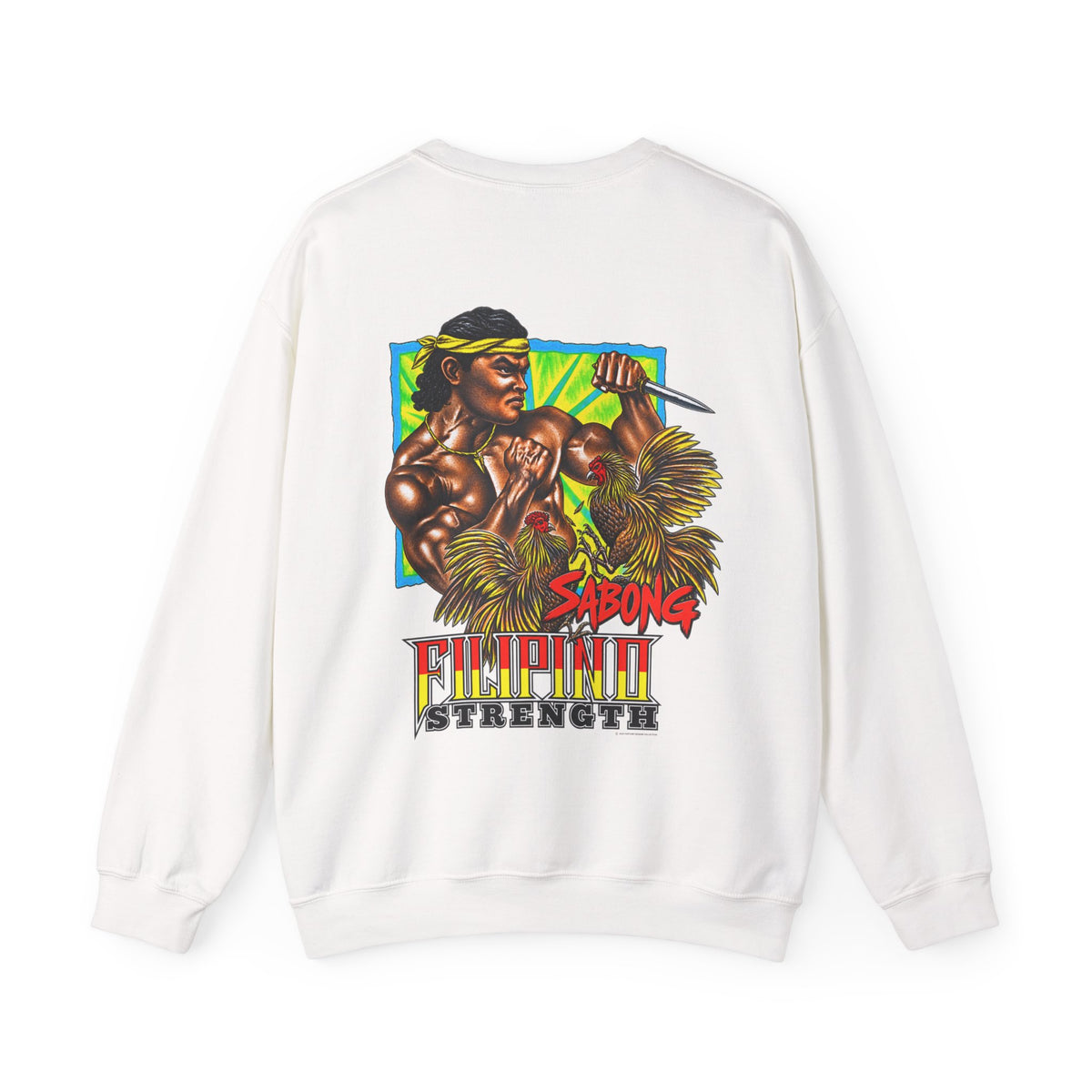 Filipino Strength Sabong Unisex Heavy Blend™ Crewneck Sweatshirt