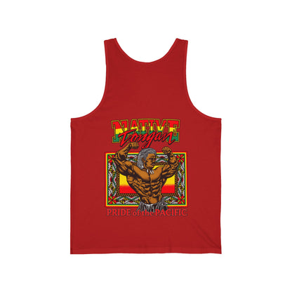 Local Strength Native Tongan Pride of the Pacific Unisex Jersey Tank