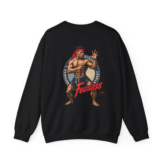 FIlipino Strength Fearless Hawaiian Street Unisex Heavy Blend™ Crewneck Sweatshirt