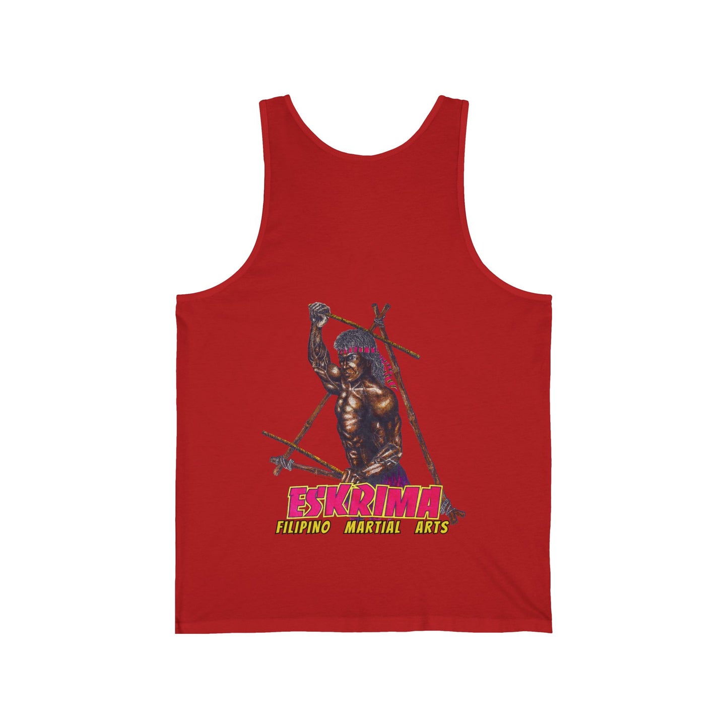 Filipino Strength Eskrima Filipino Martial Arts Unisex Jersey Tank