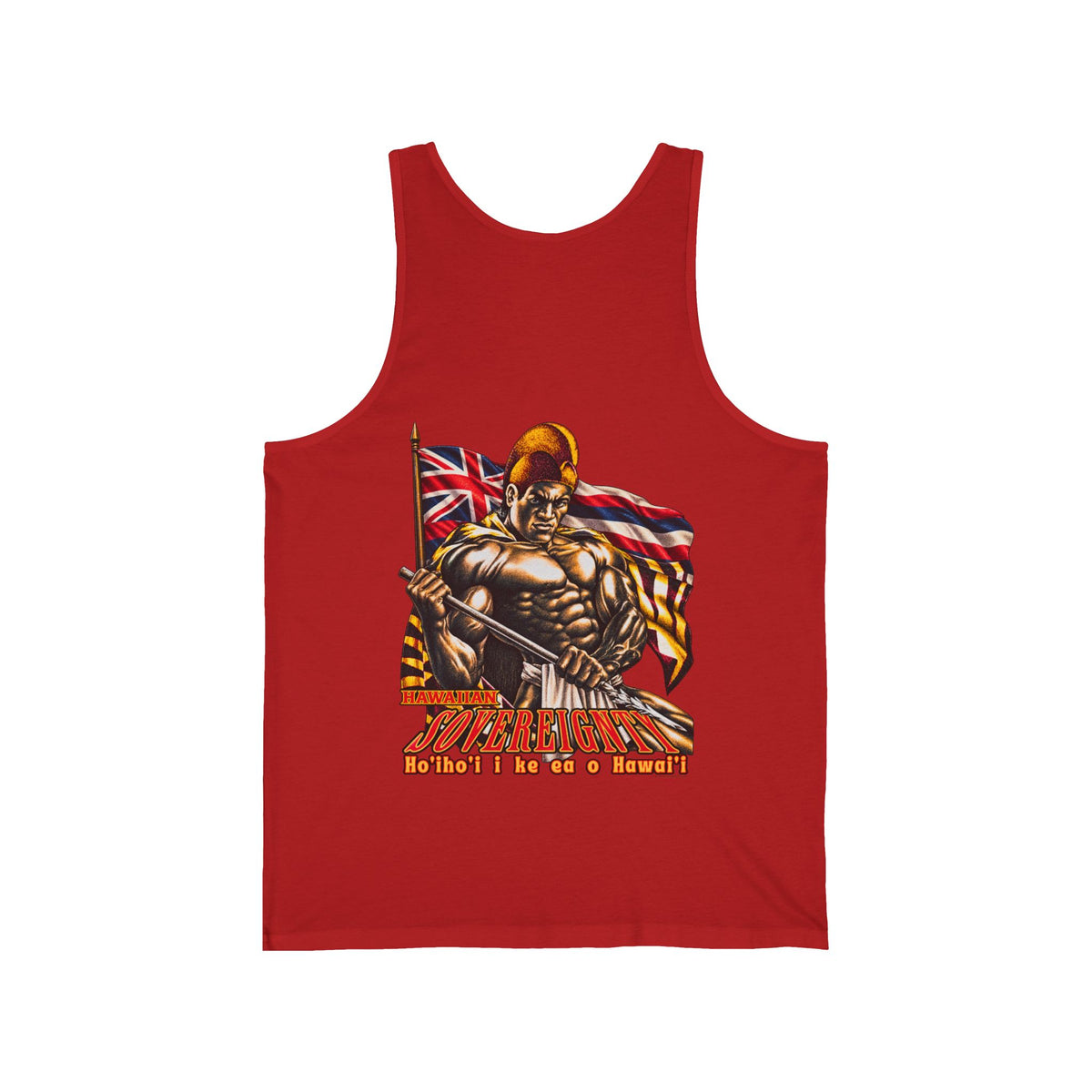 Hawaiian Strength Hawaiian Sovereignty Unisex Jersey Tank