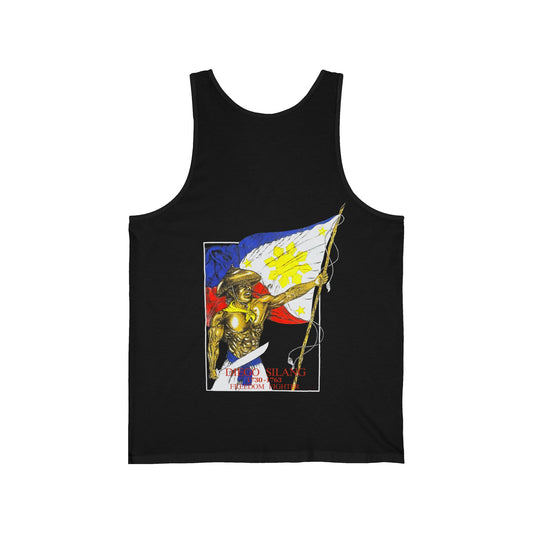 Filipino Strength Diego Silang Freedom Fighter Vintage Design 90s New Print Unisex Jersey Tank