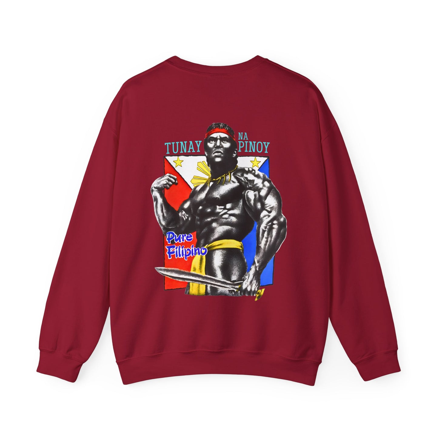 Filipino Strength Tunay na Pinoy Pure Filipino Vintage Design 90s New Print Unisex Heavy Blend™ Crewneck Sweatshirt