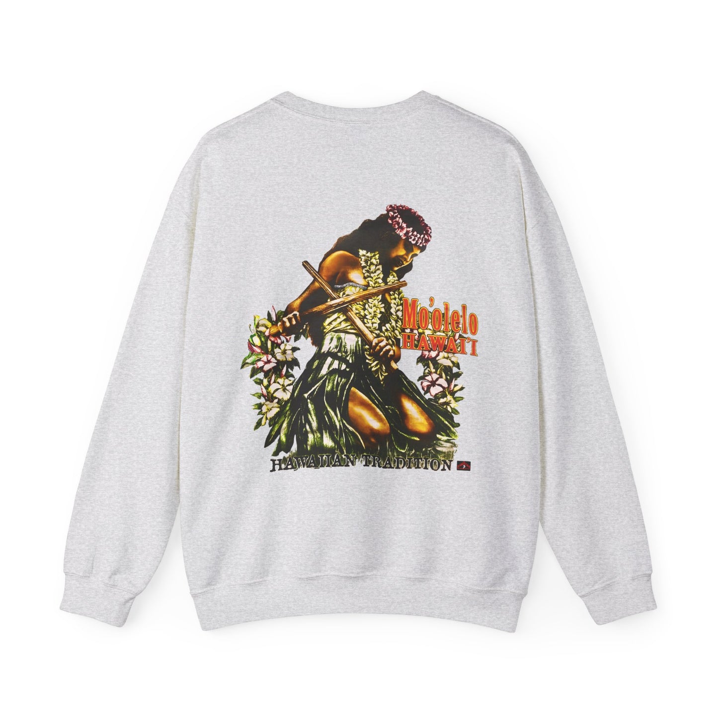 Hawaiian Strength Hawaiian Tradition Mo'olelo Hawai'i Vintage Design 90s New Print Unisex Heavy Blend™ Crewneck Sweatshirt