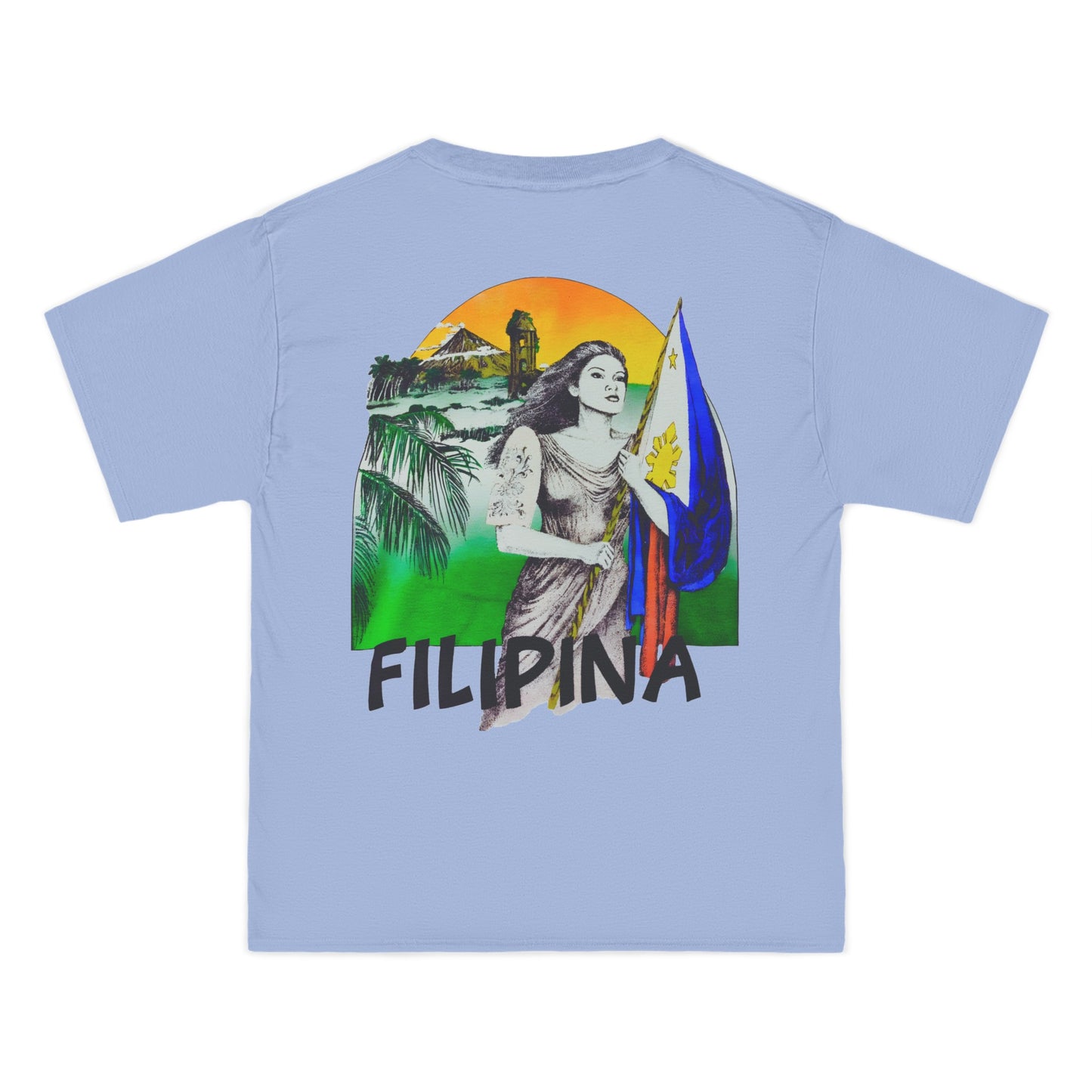 Filipino Strength Filipina Vintage Design 90s New Print Beefy-T®  Short-Sleeve T-Shirt