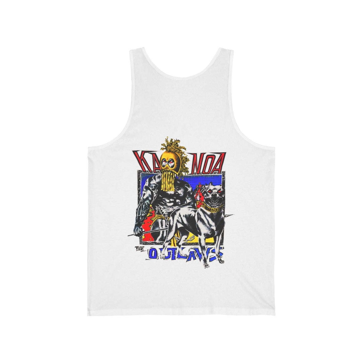 Hawaiian Strength Kanoa The Outlaws Vintage Design 90s New Print Unisex Jersey Tank