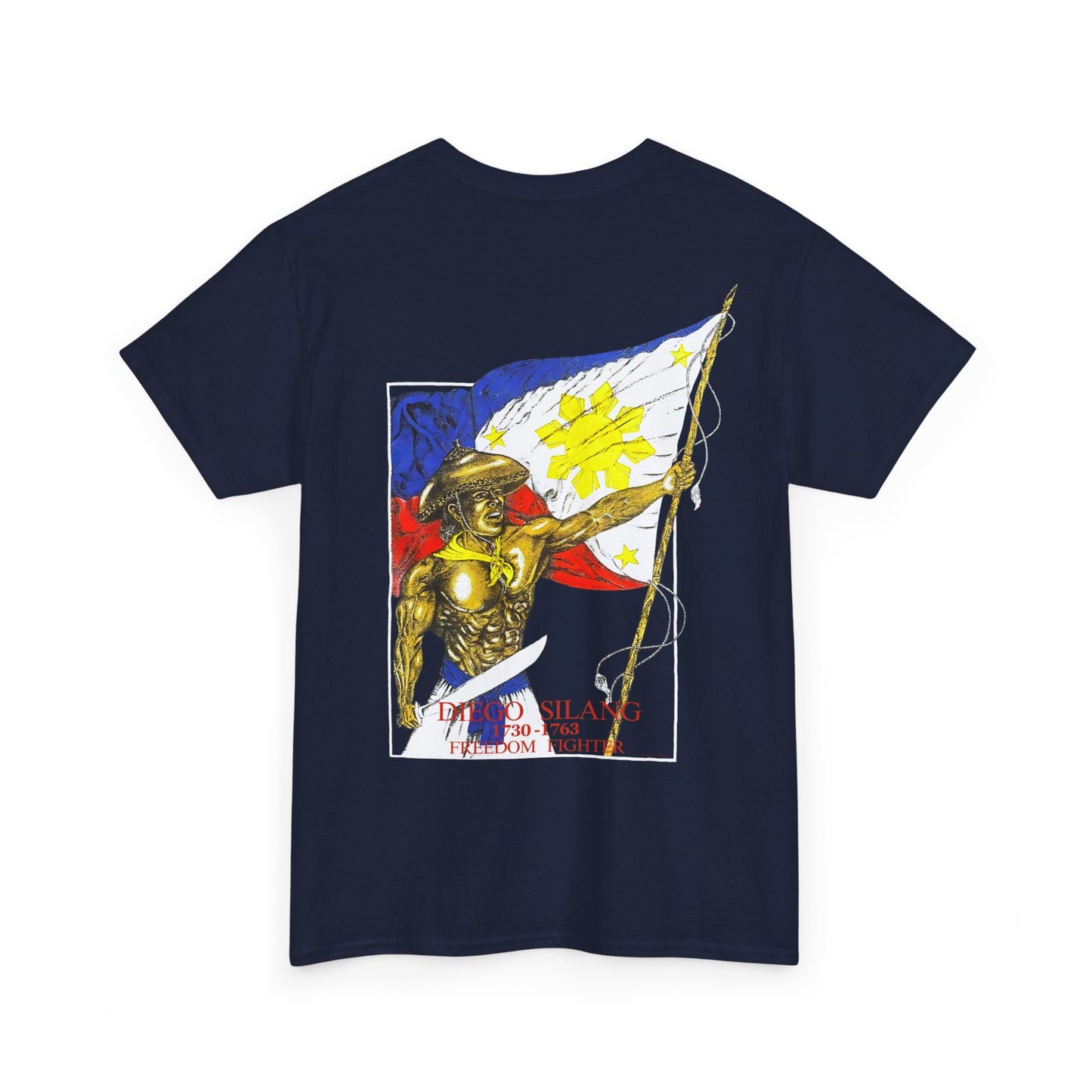 Filipino Strength Diego Silang Freedom Fighter Vintage Design 90s New Print Unisex Heavy Cotton Tee