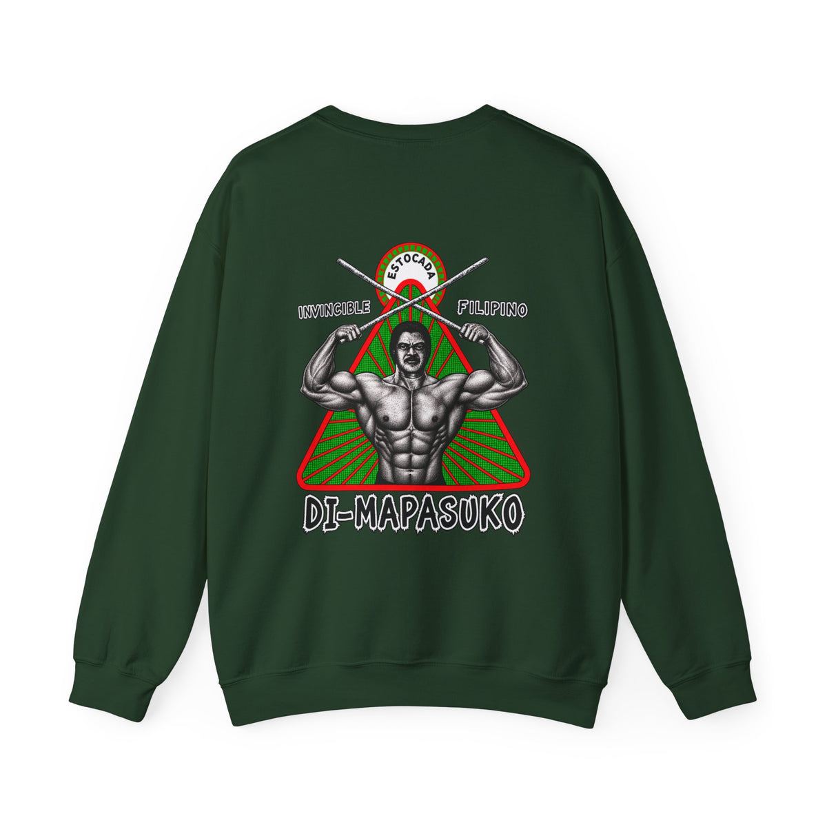 Filipino Strength Invincible Filipino Estocada Unisex Heavy Blend™ Crewneck Sweatshirt
