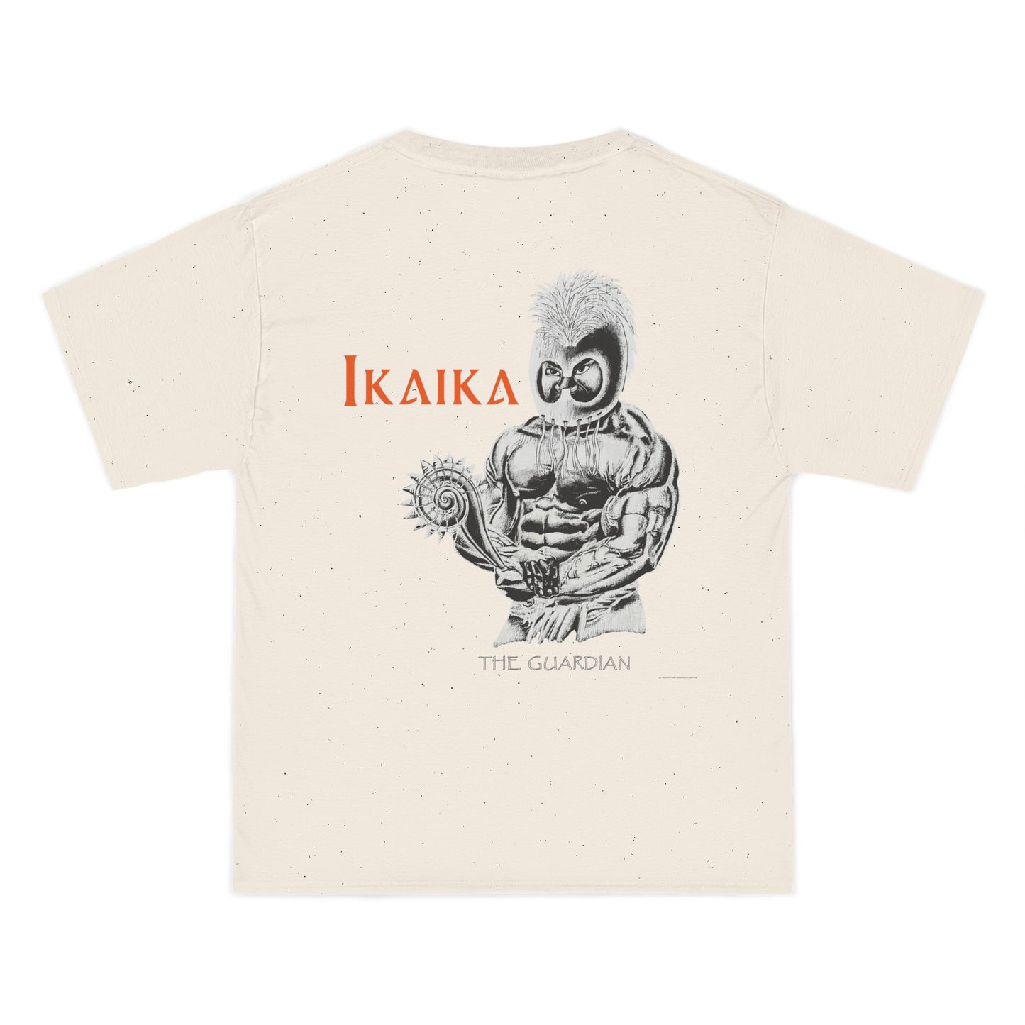 Hawaiian Strength Ikaika The Guardian Vintage Design 90s New Print Beefy-T®  Short-Sleeve T-Shirt