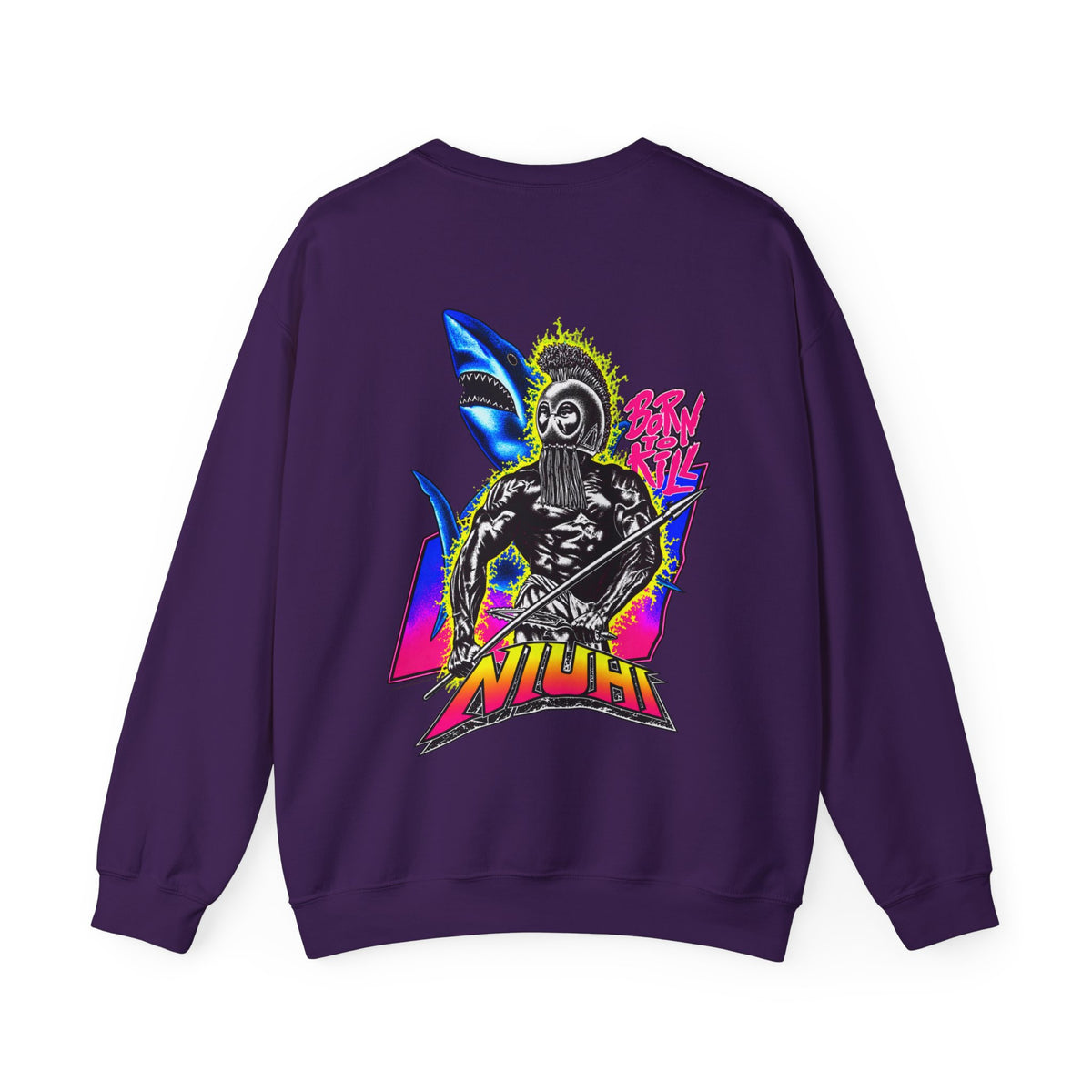 Hawaiian Strength Niuhi Born To Kill Unisex Heavy Blend™ Crewneck Sweatshirt