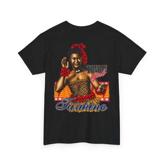Local Strength Tongan Girl Unisex Heavy Cotton Tee