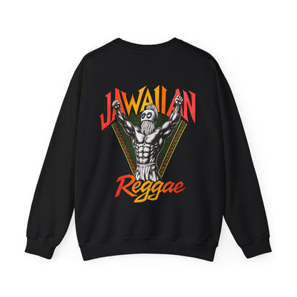 Jawaiian Strength Jawaiian Reggae Vintage Designs 90s New Print Unisex Heavy Blend™ Crewneck Sweatshirt