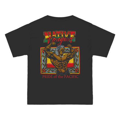 Local Strength Native Tongan Pride of the Pacific Vintage Designs 90s New Print Beefy-T®  Short-Sleeve T-Shirt