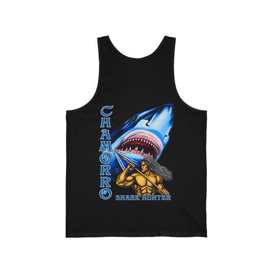 Chamorro Warrior Guam Shark Hunter Unisex Jersey Tank
